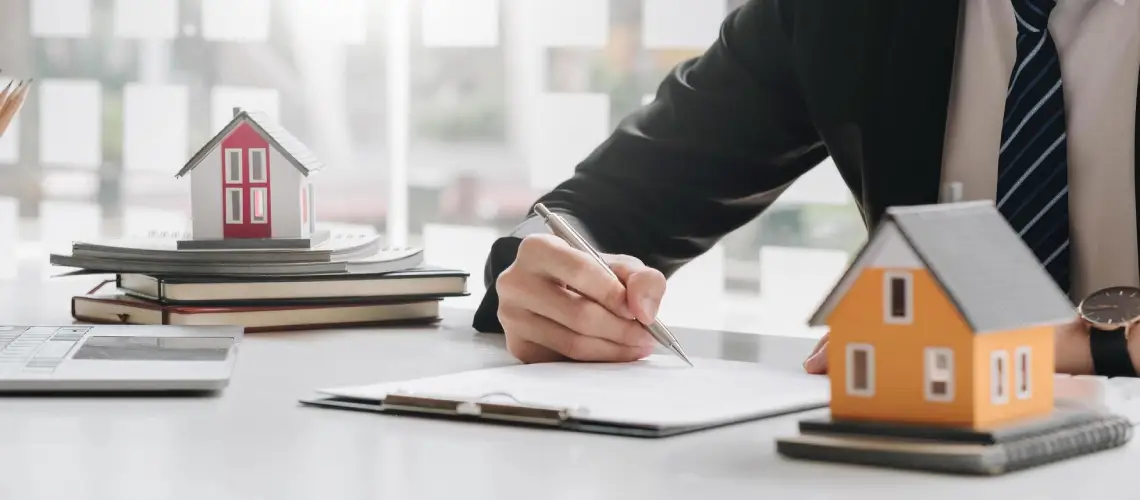 A professional property valuer assessing a residential home in Darwin